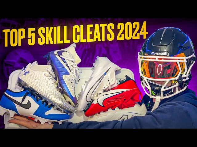 Top 5 Wide Receiver Football Cleats for the 2024 Season