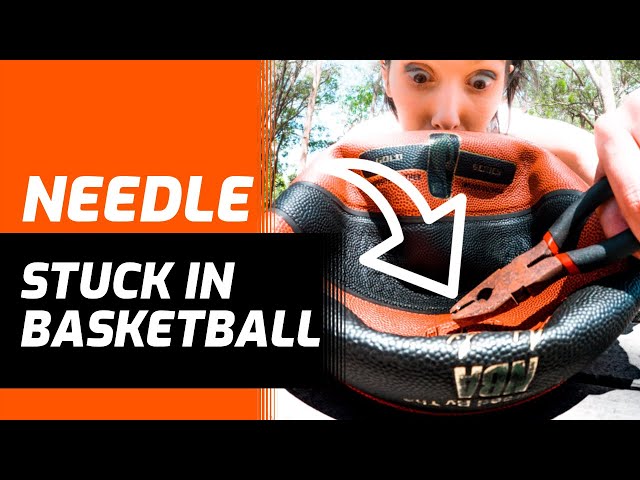 Learn how to get a needle out of a basketball (avoid damaging your ball)