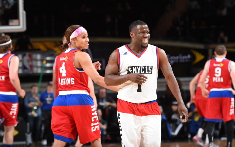 Kevin Hart Plays Basketball with NBA Stars Who Knew
