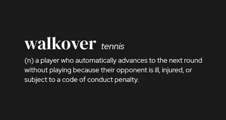 What Walkover Means in Tennis: Easy Explanation You Can Understand