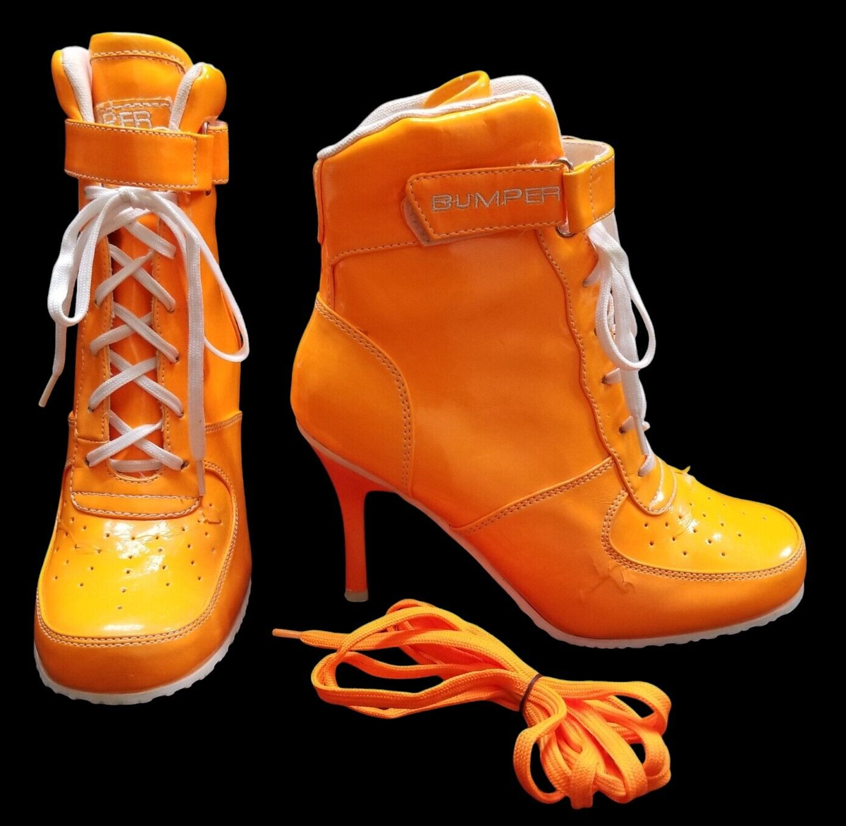 Vintage 90s Bumper 85 Sport Spike Heel Sneaker Booties Womens: Best Shoes for Sale!