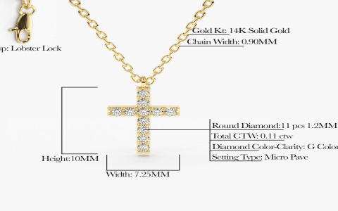 Tennis Chain With Cross for Women: Get the Perfect Look!