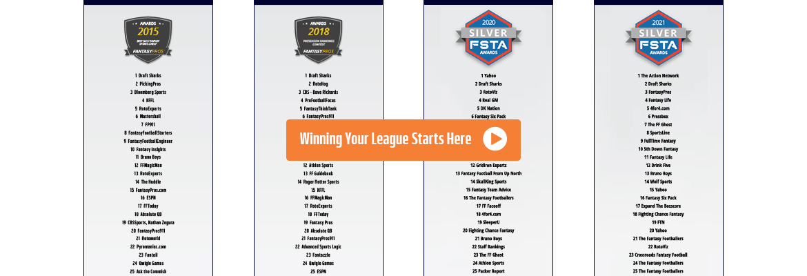 Find the Latest Fantasy Football Rankings Here, Win Your League!