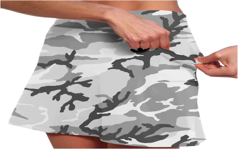 Why a camouflage tennis skirt is great for sports? It is super comfy, stylish, and fun to play in!