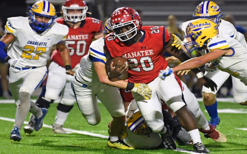 Easy ways to check Manatee County high school football game results today.