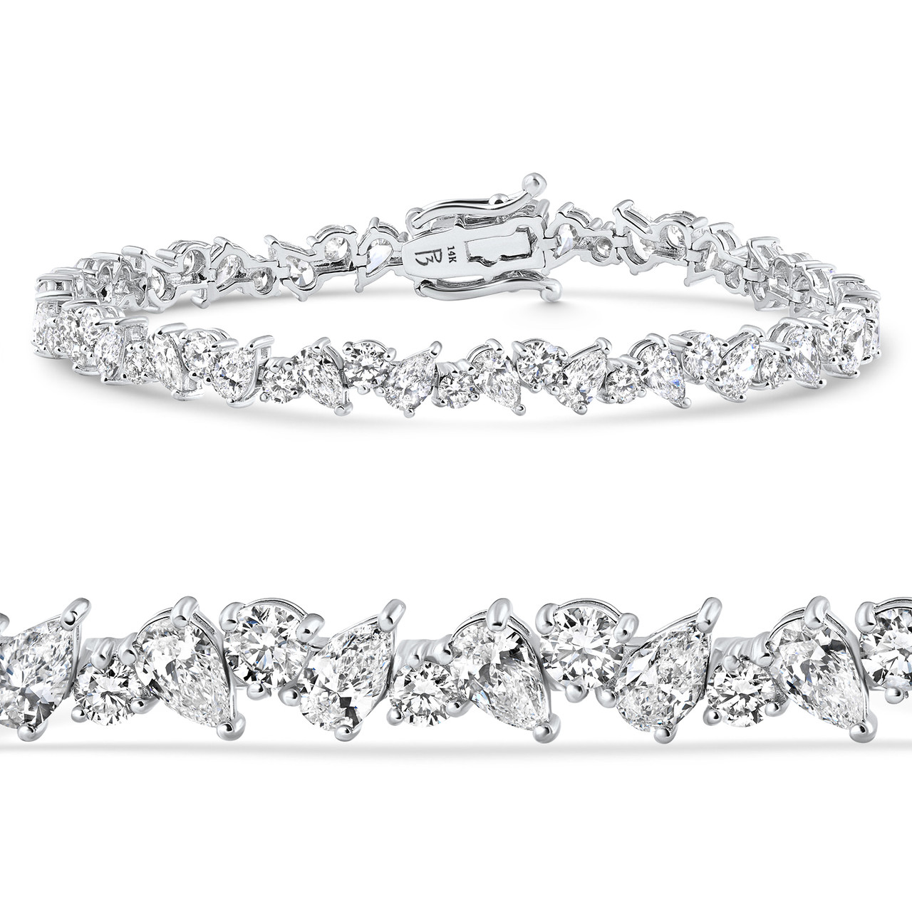 Pear Shaped Tennis Bracelet Diamond Quality Tips Find The Best Sparkle
