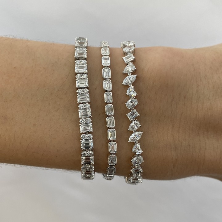 What is mixed shape tennis bracelet? Learn why its so popular now!