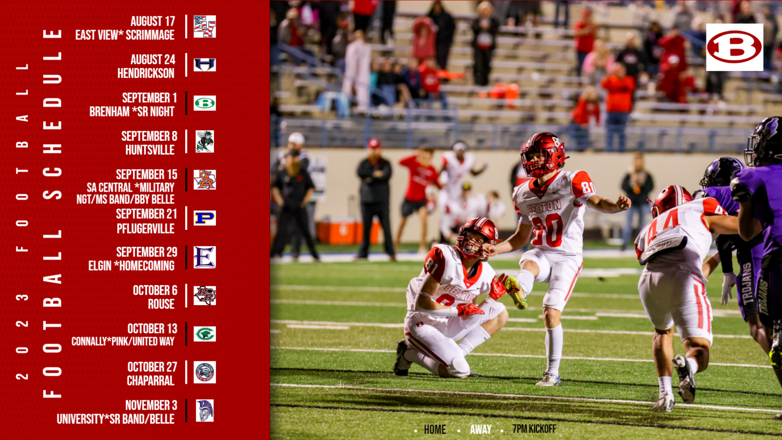 Belton High School Football Schedule Find Upcoming Games and Times