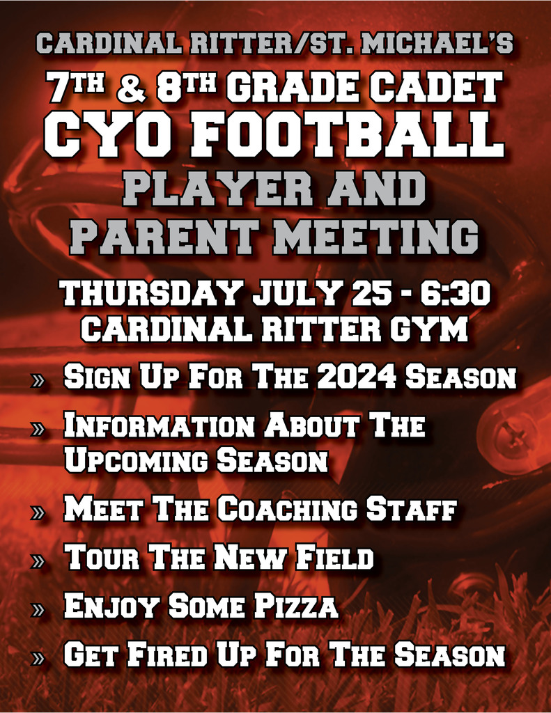 See Cardinal Ritter High School Football Schedule and Important Dates
