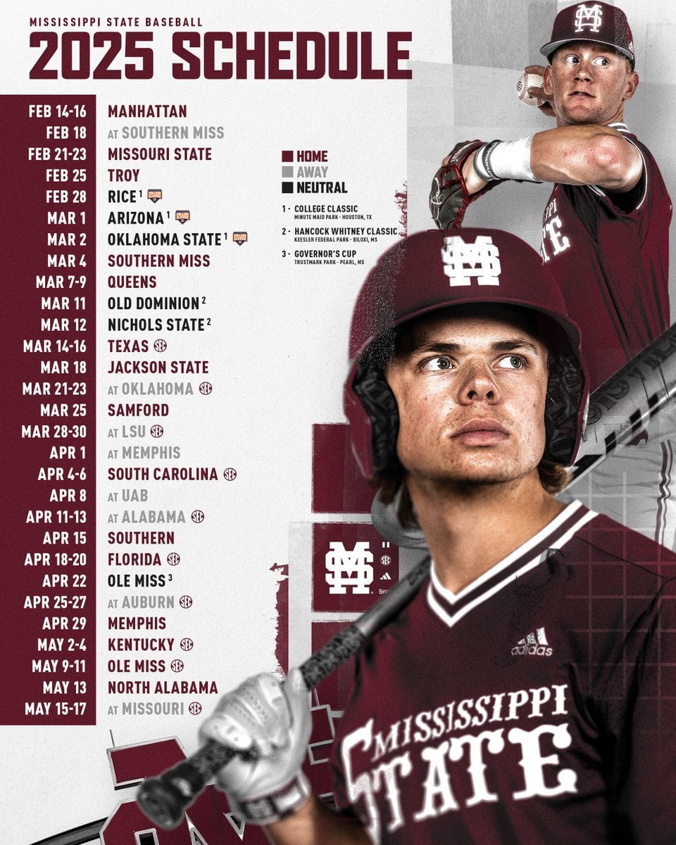 Miss State 2025 Baseball Schedule: Find Key Games to Watch Out For!
