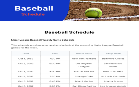 Get Your Lemoyne Baseball Schedule 2025 Today! Download or Print PDF Version Easy.