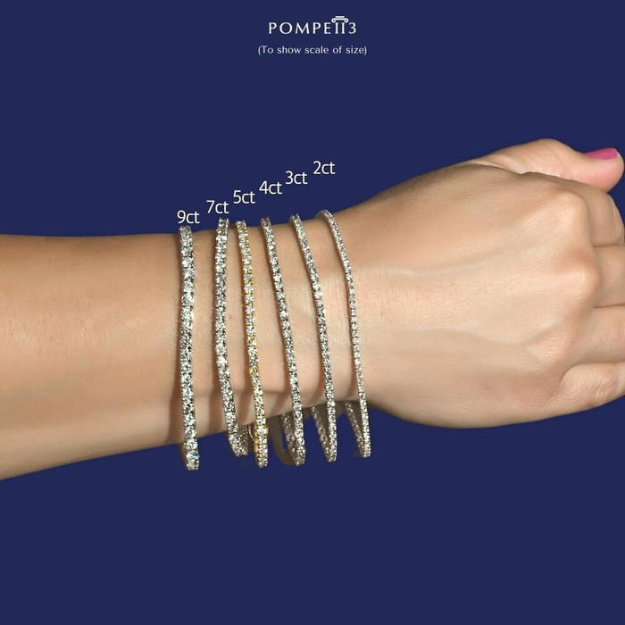 Shopping for double row tennis bracelets? Compare gold vs silver easily!