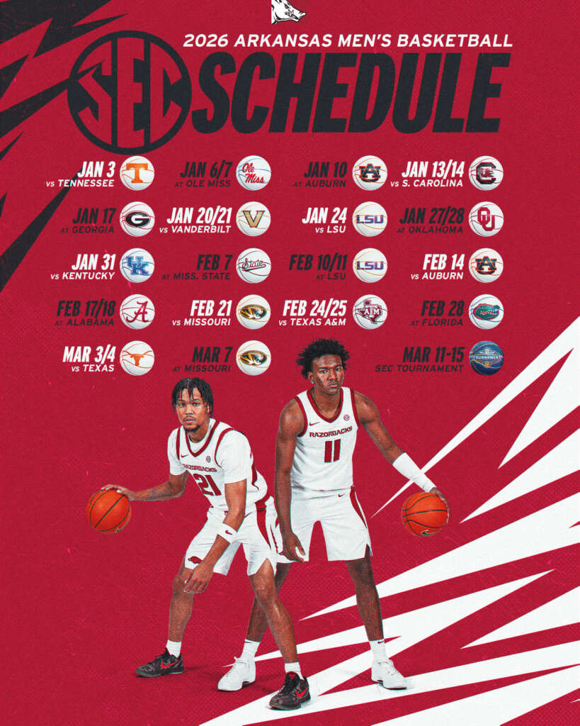 Where to Watch Arkansas Basketball 2025 Full TV Schedule Dates Posted