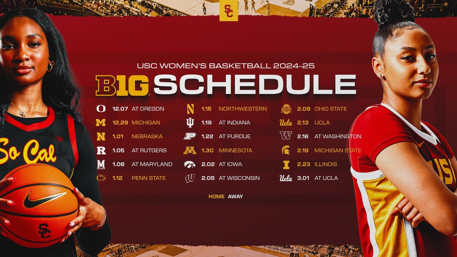 USC Girls Basketball 2025 Roster and Full Game Schedule Details