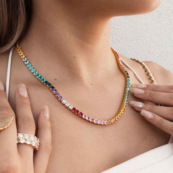 How to pick rainbow tennis chain? Top 5 styles for men and women