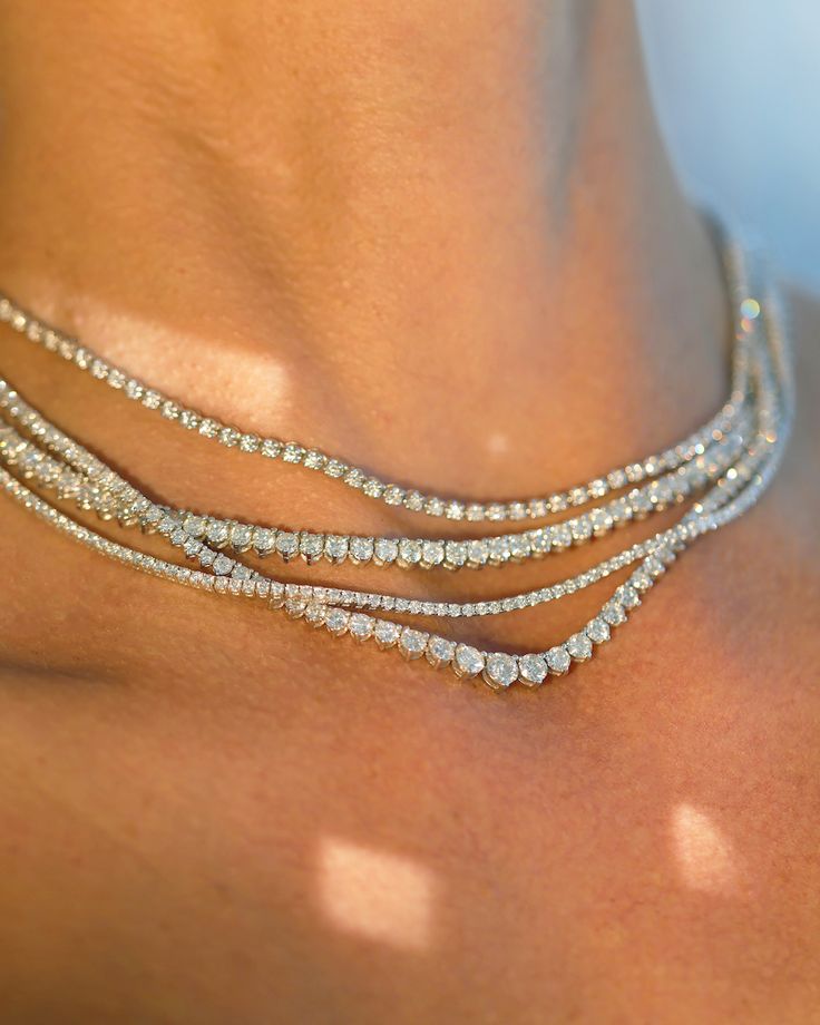 Oval Tennis Necklace Length Guide | Find Your Perfect Size Easily