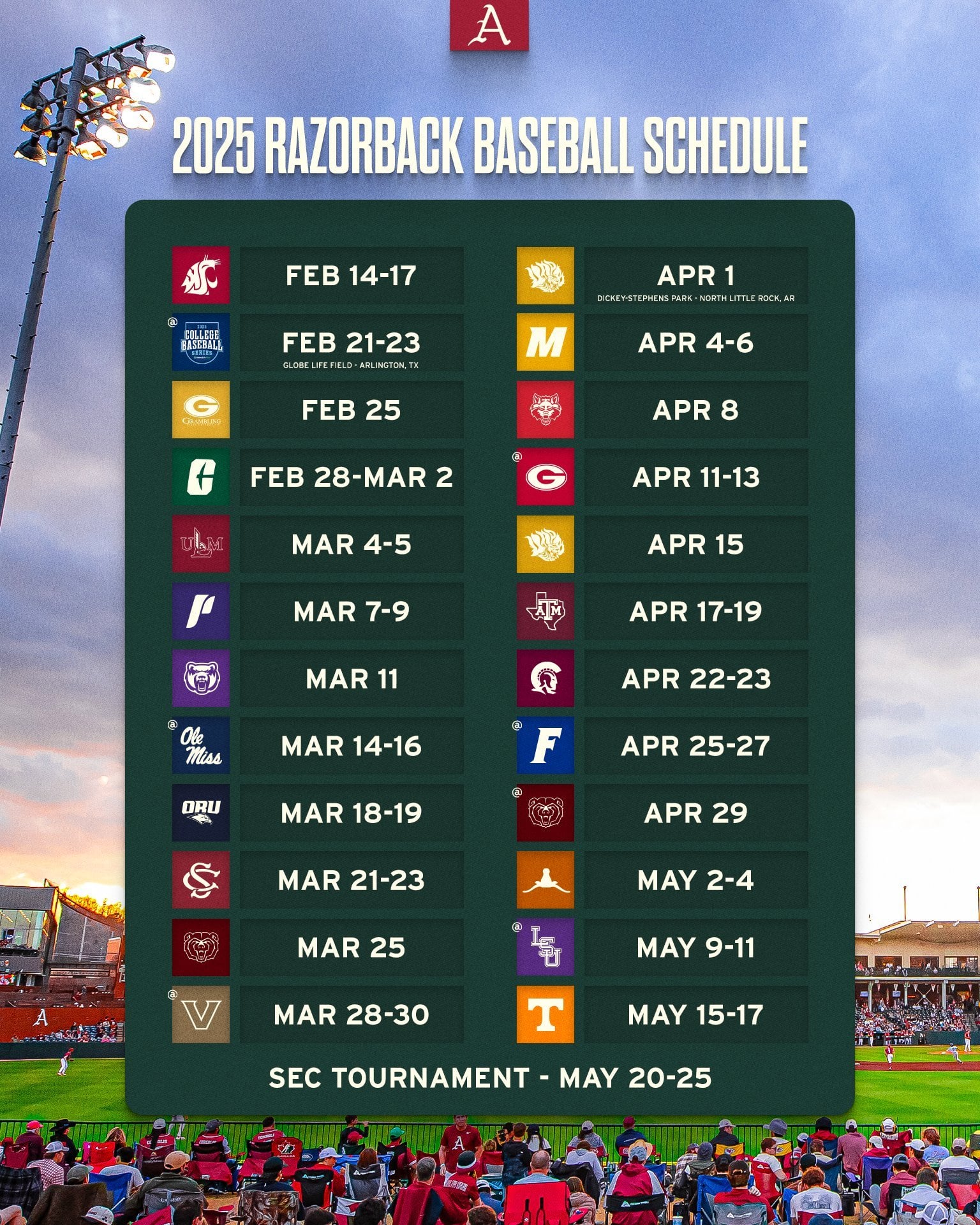 Phone access to Arkansas 2025 baseball PDF schedule? Simple download tips!