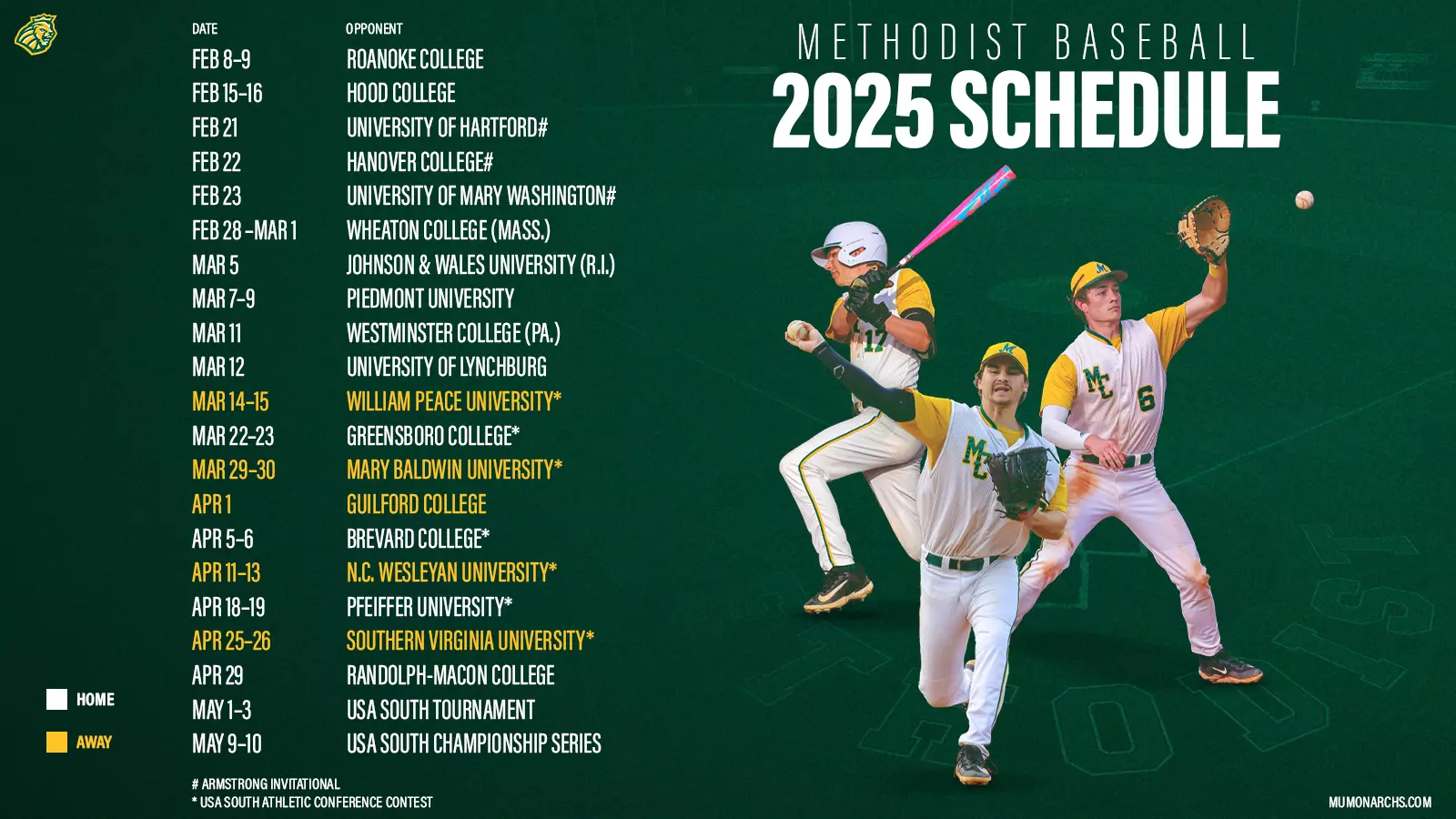 MCC 2025 Baseball Schedule: Where to Watch All Games?